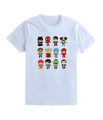Buy Baby Superhero Kids Childrens T-shirt Top Boys Girls Cute Avengers Gift Ideas • 9.95£