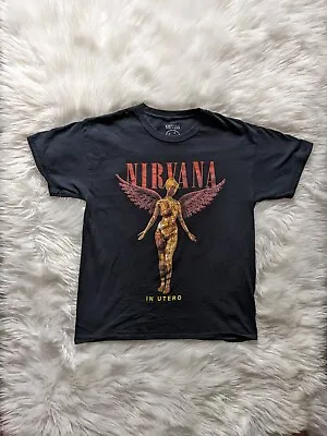 Buy Nirvana - In Utero - Official Licenced T-shirt - Black / Large - Grunge / Noise • 29.99£