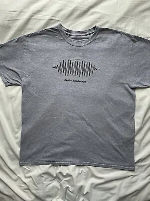 Buy Vintage Oasis Wonderwall Soundwave T-Shirt Pit To Pit 60cm Size XL Britpop • 20£