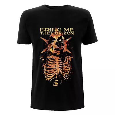 Buy Bring Me The Horizon T-Shirt BMTH Skull Muss Band Official New Black • 15.95£