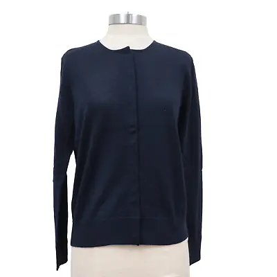 Buy Bally Women's Golf Cardigan Jacket Merino Navy Blue 42354 Size EU38/US8 [Medium] • 48.65£