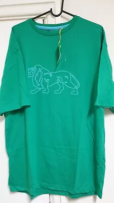 Buy Lonsdale Mens T Shirt Cotton Crew Neck Graphic Printed British Lion BNWT GREEN • 6.99£