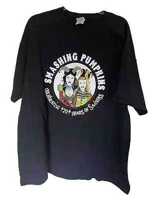 Buy Vintage Smashing Pumpkins 20 Years Of Sadness 2008 Shirt Rock Band Tour Grunge • 40£