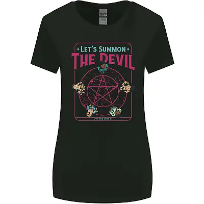 Buy Lets Summon The Devil Ouija Board Demons Womens Wider Cut T-Shirt • 8.75£