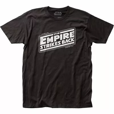 Buy Star Wars Empire Strikes Back Logo T-shirt Medium Size 100% Cotton High Quality • 34.76£