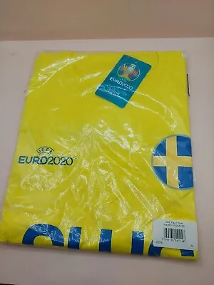 Buy Football T Shirt Eero 2020 Sweden Flag Small. • 11.99£