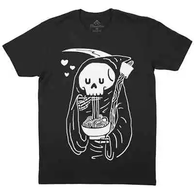 Buy Ramen Noodles Mens T-Shirt Grim Reaper Funny Skeleton Japanese Gothic P149 • 12.49£