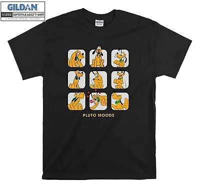 Buy Pluto Moods Cute Dog Disney T-shirt Gift Hoodie T Shirt Men Women Unisex 6459 • 11.95£