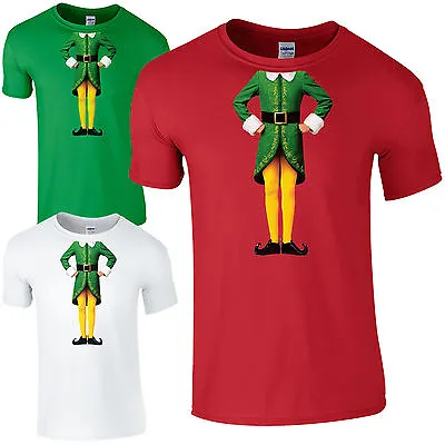 Buy Elf Body T-Shirt - Cute Christmas Humour Funny Buddy Festive Gift Kids Mens Top • 10.62£