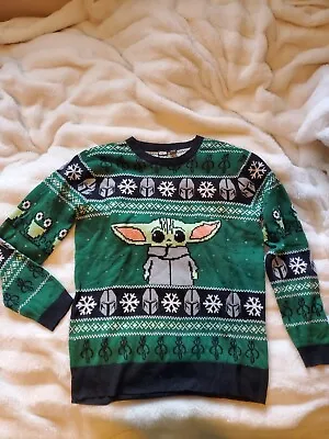 Buy Star Wars: Mandalorian The Child Sweater Ugly Christmas XL Used • 24.11£
