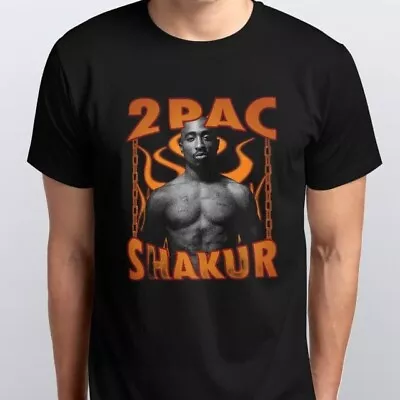 Buy Custom T Shirt Tupac 2pac Shakur Hip Hop R&b Vintage Tee Artist Pop  • 18.99£