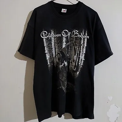Buy CHILDREN OF BODOM 'Death' Metal Music Band Merch Shirt - XL - Fruit Of The Loom • 31.29£