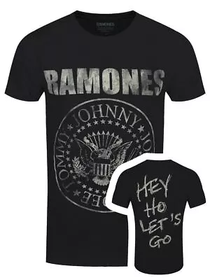 Buy The Ramones T-shirt Seal Hey Ho Men's Black • 19.49£