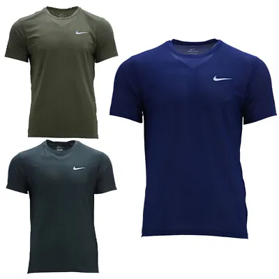 Buy Mens T Shirts NIKE Quick Dry Short Sleeve Breathable Classic Sports Running Top • 14.99£