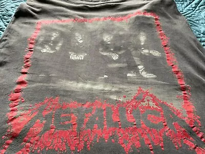 Buy Metallica T-shirt From Their 1990 European Tour Used Size L • 70£