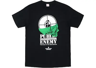 Buy DEADSTOCK! Supreme X UnderCover X Public Enemy Terrordome T-Shirt - Medium Black • 94.95£