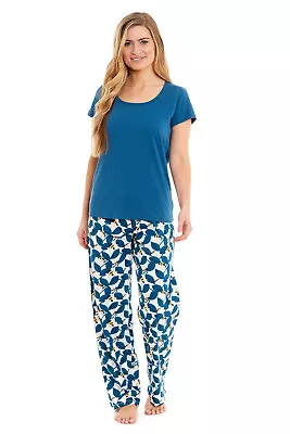 Buy Ladies Pyjamas Set Nightwear Pjs Soft Loungewear Cotton Short  Sleeve Size 8-22 • 9.99£