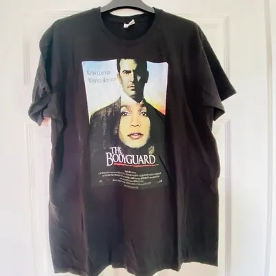 Buy The Bodyguard Vintage Movie T-shirt Whitney Houston Size XL Fits Like L • 5.99£