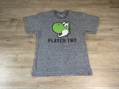Buy YOUTH Nintendo Yoshi T-Shirt Boys Sz XL Short Sleeve Graphic Crew Neck Gray • 3.20£