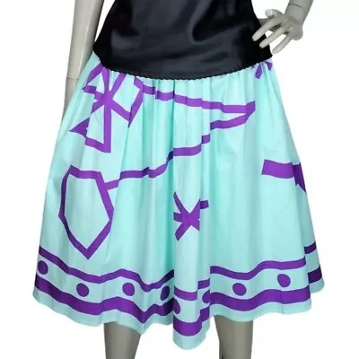 Buy Alice In Wonderland The Dress Shop Mad Tea Party Teacup Skirt Green/Purple NWOT • 160.45£