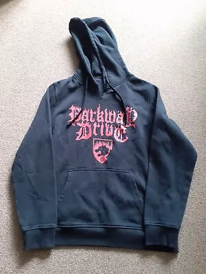 Buy Medium Mens Parkway Drive Black Hoodie Metal Band Black Rip On Neck • 15£