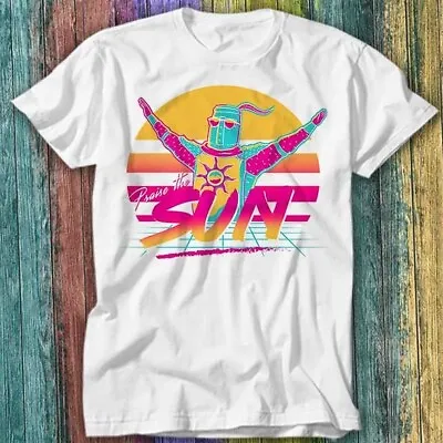 Buy Praise The Sun Neon Homage Thank God Online Gaming Dark Soul T Shirt Top Tee 448 • 8.49£
