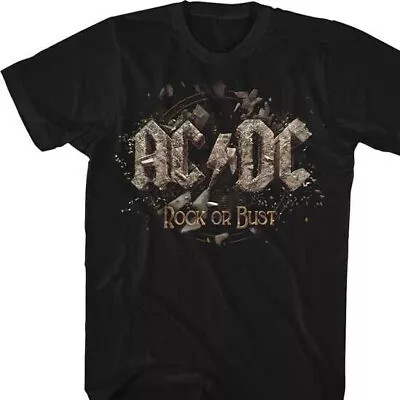 Buy Ac-dc Rock Or Bust Tshirt Size Medium Rock Metal Thrash Death Punk • 12£