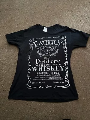 Buy Jack Daniels Whiskey Themed Fathers Day T-shirt Men's Size L Black. • 4.50£