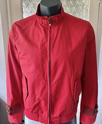 Buy Hogan Rebel Jacket - Red Harrington Style - Mens Medium - Made In Italy • 16.45£