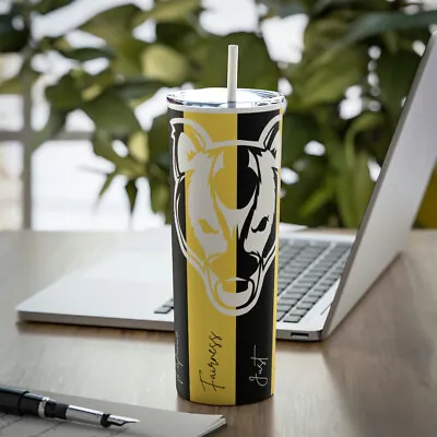 Buy Harry Potter Inspired Hufflepuff Tumbler With Lid And Straw, Harry Potter Merch • 30.17£