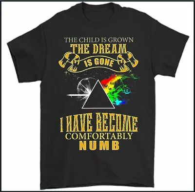 Buy Comfortably Numb T-SHIRT, Mens Dark Side Of The Moon Dave Gilmour TEE TOP • 10.99£