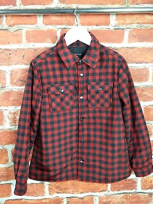 Buy Boys Monnalisa Red Checkered Lightweight Coat Shirt Jacket Age 8 Years 128cm • 9.99£