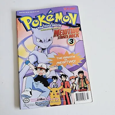 Buy Pokemon The First Movie Book #3 VIZ Animation Comic 1998 - Mewtwo Strikes Back • 9.89£