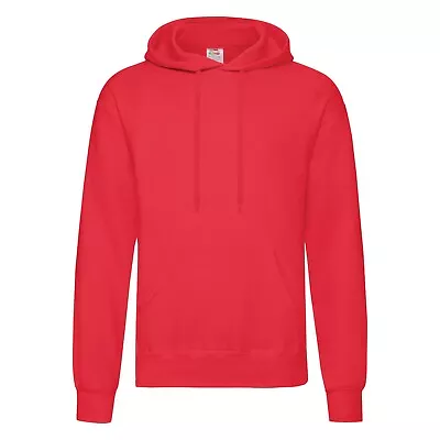 Buy Personalised Mens Hoodie Fruit Of The Loom Hooded Sweatshirt Custom Printed Top • 19.96£