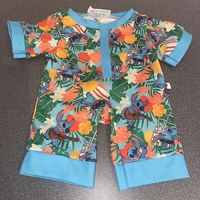 Buy Build A Bear Disney Lilo & Stitch Costume Sleeper Outfit Sleepsuit Pyjamas • 12£