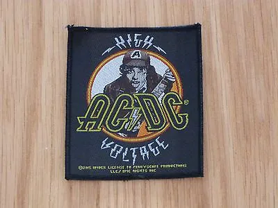Buy Ac/dc - High Voltage (new) Sew On Patch Official Band Merch • 4.75£