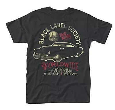 Buy BLACK LABEL SOCIETY - HELL RIDING HOT ROD - Size L - New T Shirt - J72z • 17.83£