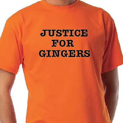 Buy Justice For Gingers - Funny T Shirt - 2 Colours - All Sizes Inc. Babies And Kids • 13.15£