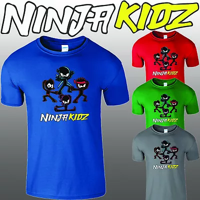 Buy Ninja Kidz Tv Gaming Kids T-Shirt Youtuber Merch Team Girls Children Xmas Tshirt • 10.99£