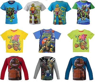 Buy Ninja Turtles T Shirt Cotton Boys • 8.99£