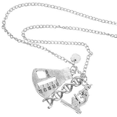 Buy Chemistry Science Necklace Biology Lab Equipment DNA Jewelry Gift-QX • 6.99£