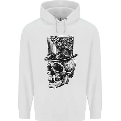Buy Steampunk Skull With Top Hat Childrens Kids Hoodie • 17.99£