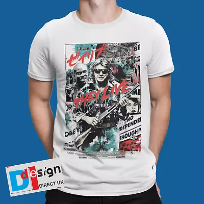 Buy They Live T-Shirt Retro Japan Alien Movie Vintage Horror 80s 90s Tee USA Obey • 5.99£