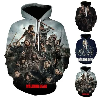 Buy Walking Dead TV Series Hoodie 3D Sweatshirt Hooded Pullover Coat Casual Jumpers • 14.98£