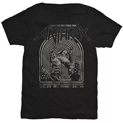 Buy Anthrax 'Spreading The Disease' Black T Shirt - NEW • 15.49£