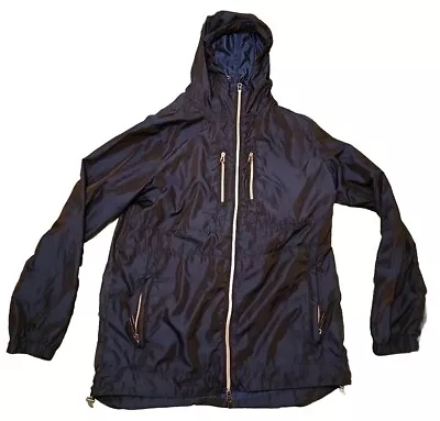 Buy FORAY Mens L 'S1FAM' Blue Dark Blue Hooded Zip Jacket • 11.30£