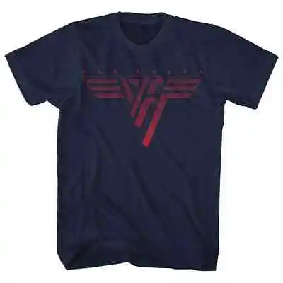 Buy Official Van Halen Classic Logo Mens Blue T Shirt Van Halen Classic Tee • 16.95£