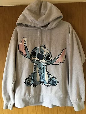 Buy Disney Stitch Medium Pullover Long Sleeve Blue Hoody • 7.99£
