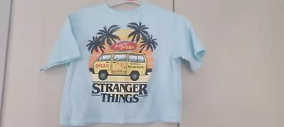 Buy H&m Stranger Things  Cropped T Shirt Size 8-10 • 4£