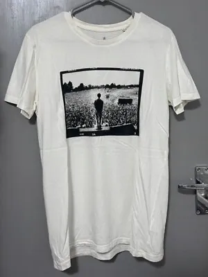 Buy Oasis T Shirt Slane Castle Rock Band Merch Tee Sz M Noel Liam Gallagher Britpop • 13.50£